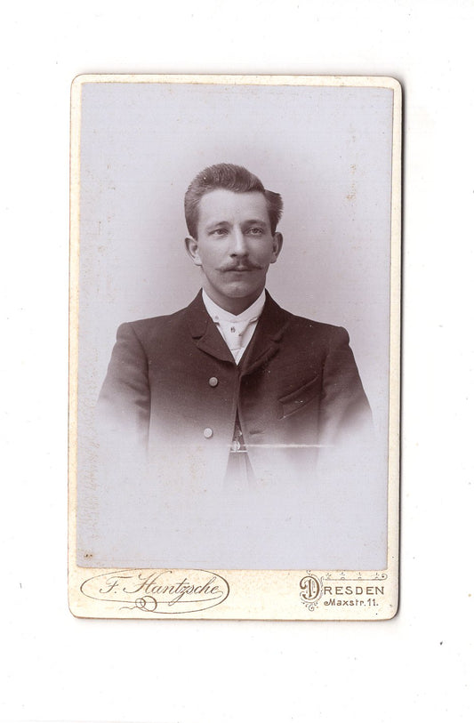 Fotografie Herrenportrait - Dresden 1890er / CDV C1-23