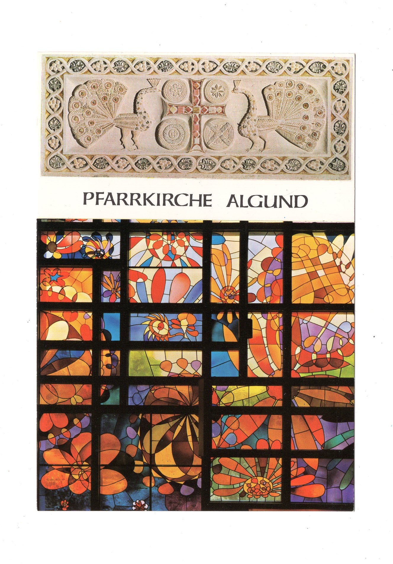 Ansichtskarte Pfarrkirche Algund / Italien