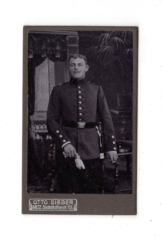 Fotografie Soldat - Metz 1900er / CDV M1-08