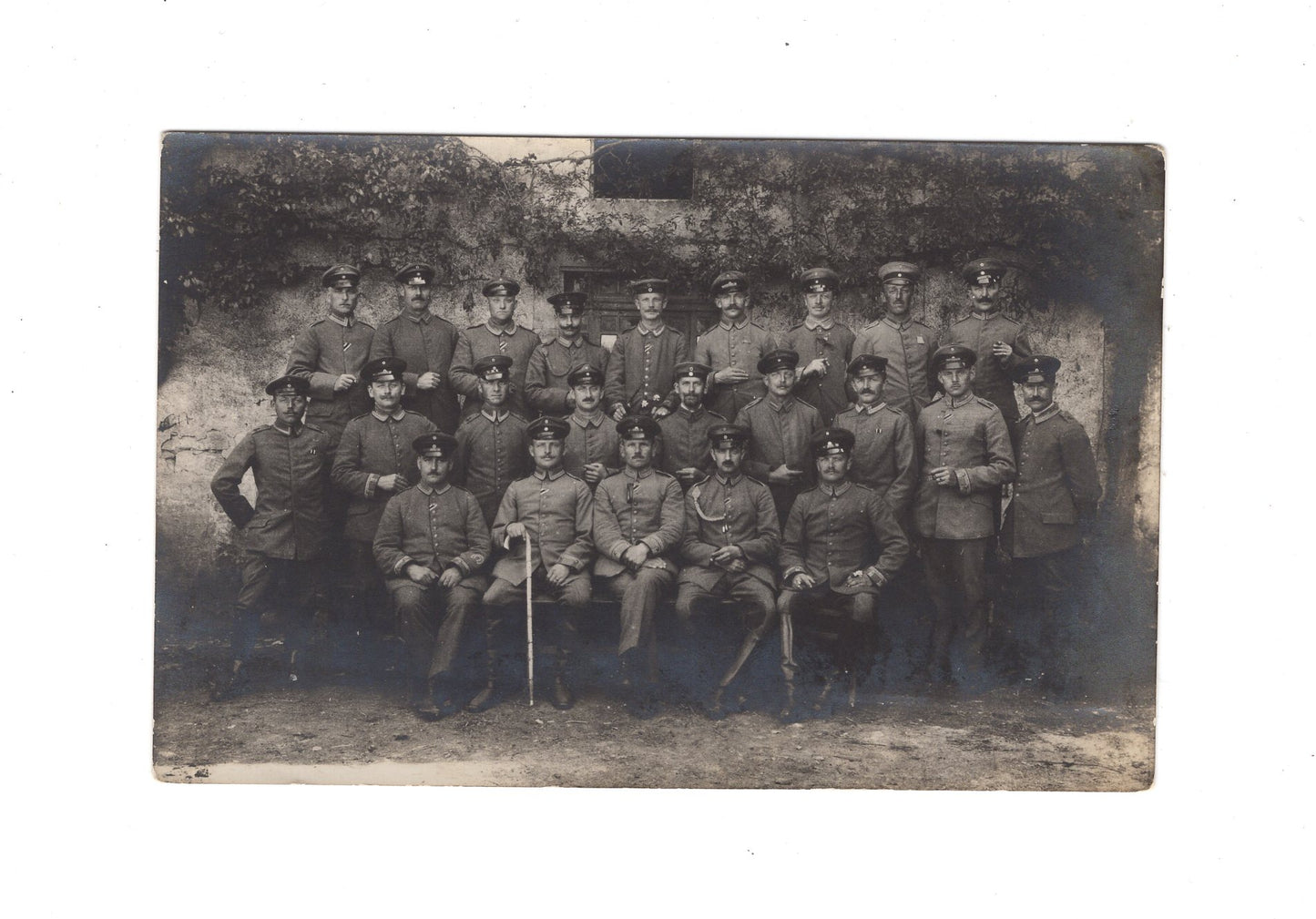 Ansichtskarte / Foto / Gruppenbild Soldaten - 1917