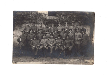 Ansichtskarte / Foto / Gruppenbild Soldaten - 1917