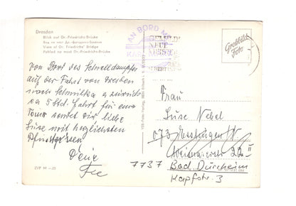 Ansichtskarte Dresden DDR / Blick auf Dr.-Friedrichs-Brücke / I1-69