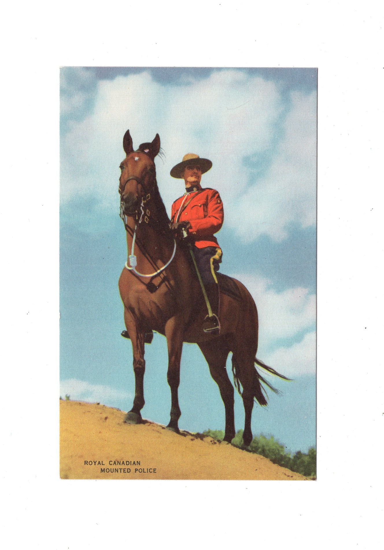 Ansichtskarte Royal Canadian Mounted Police / Kanada