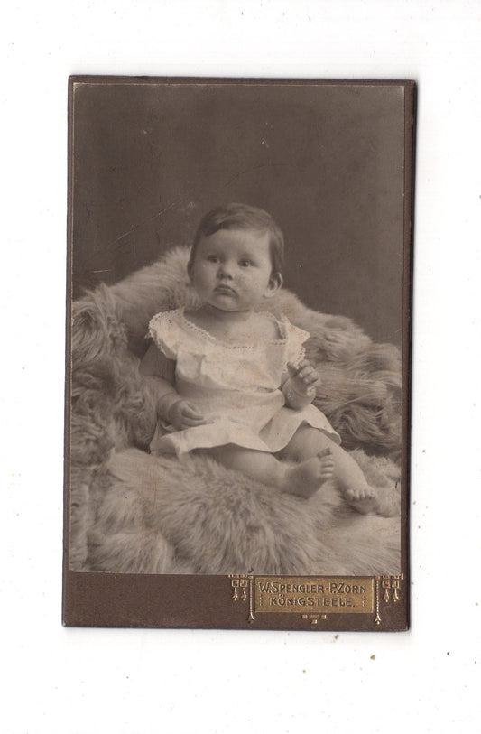 Fotografie Schönes Kinderbild / Baby - Königssteele / Wattenscheid 1900er