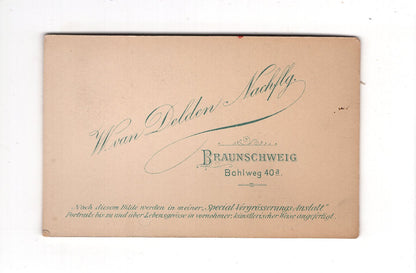 Fotografie Niedliches kleines Mädchen - Braunschweig um 1880 / CDV M1-28