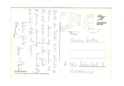 Ansichtskarte Grüße vom Königssee / G1-60