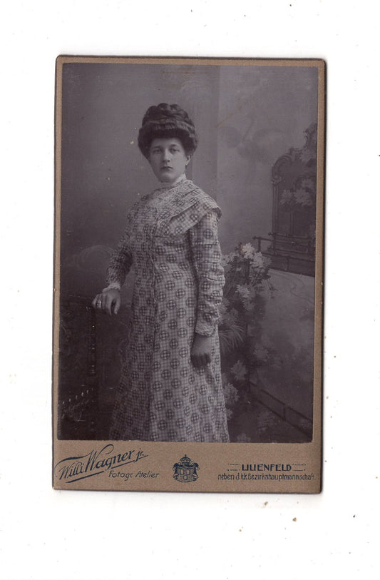 Fotografie Feine Dame - Lilienfeld um 1910
