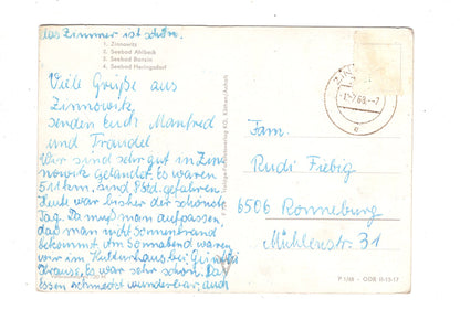 Ansichtskarte Insel Usedom / Zinnowitz / Seebad Ahlbeck +++ / L1-67