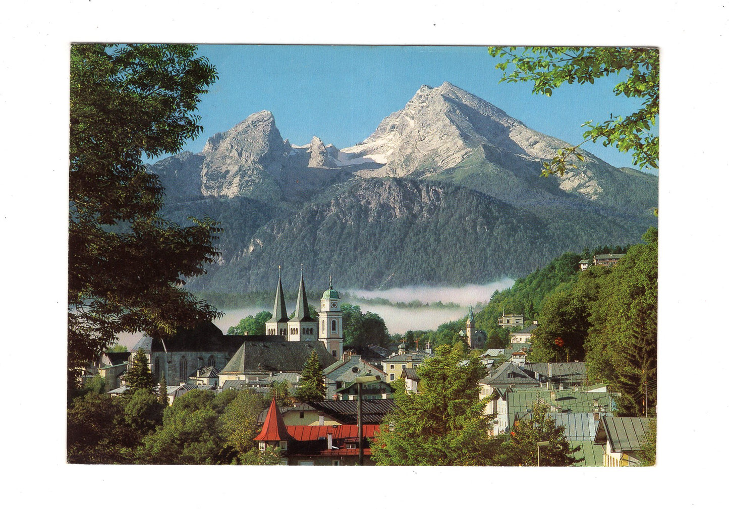 Ansichtskarte Berchtesgaden mit Watzmann