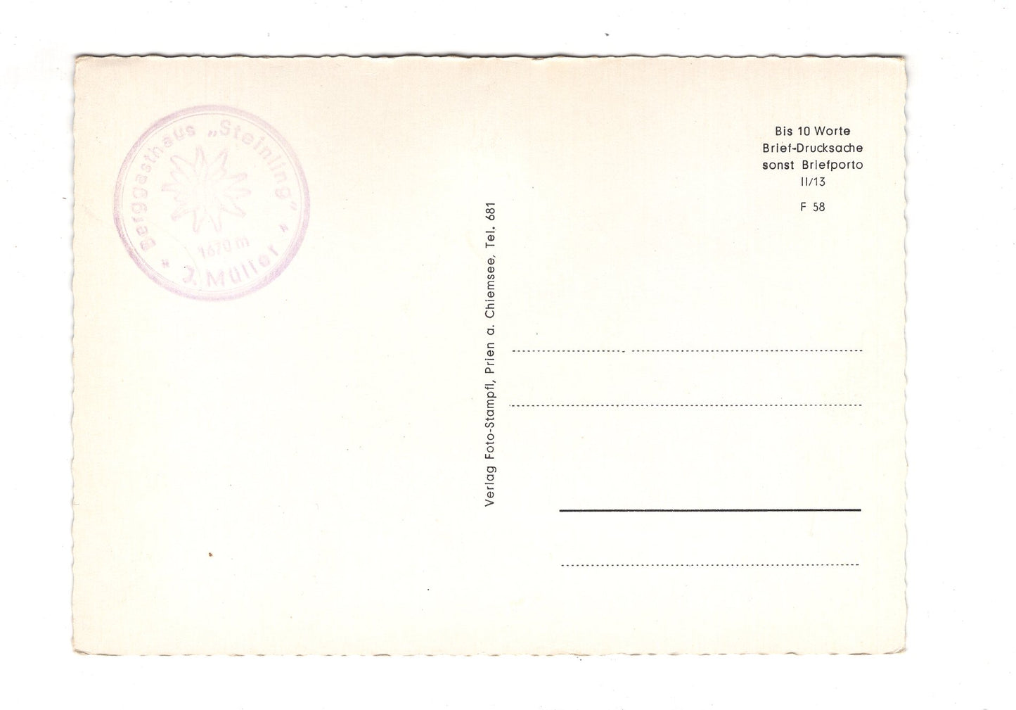 Ansichtskarte Gruß von der Kampenwand / I1-53