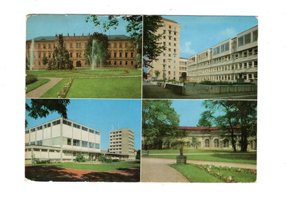 Ansichtskarte Erlangen / Bettenhaus und Universitäts-Klinik