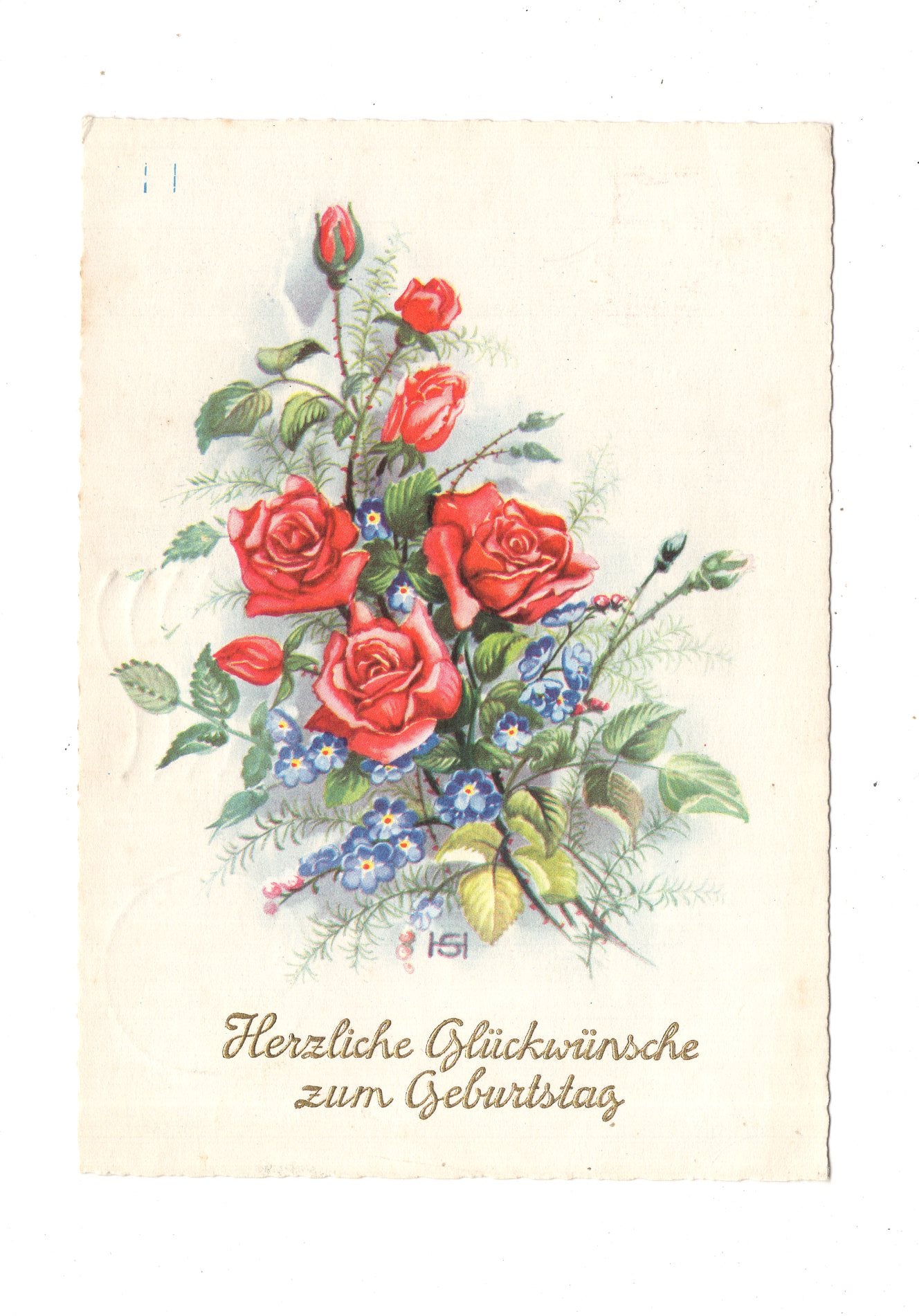 Ansichtskarte Glückwünsche / Glückwunsch zum Geburtstag / L1-58