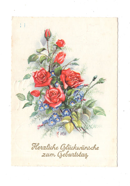 Ansichtskarte Glückwünsche / Glückwunsch zum Geburtstag / L1-58