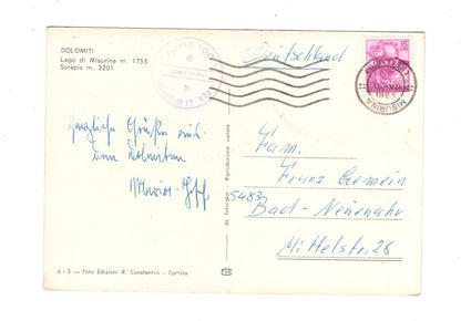 Ansichtskarte Lago di Misurina / Italien