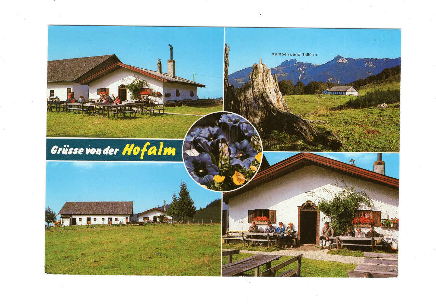 Ansichtskarte Hofalm / Aschau / Chiemgau / Bayerische Alpen