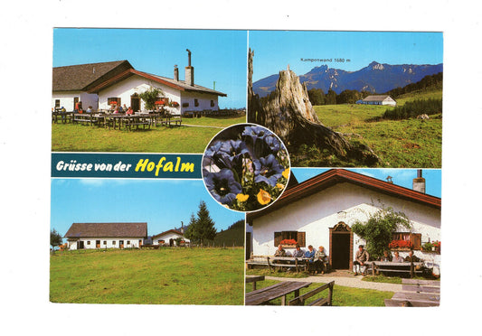 Ansichtskarte Hofalm / Aschau / Chiemgau / Bayerische Alpen