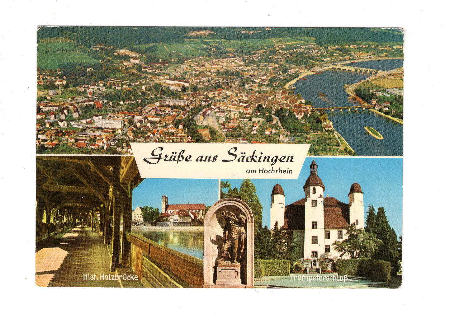 Ansichtskarte Säckingen am Hochrhein / Trompeterschloss +++ / M1-65