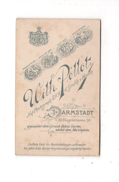 Fotografie Schönes Kinderbild / Baby - Darmstadt 1890er