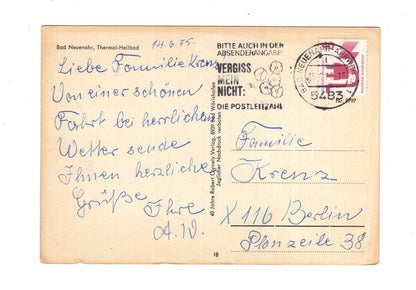 Ansichtskarte Bad Neuenahr / Dahliengarten / Haus Flora +++