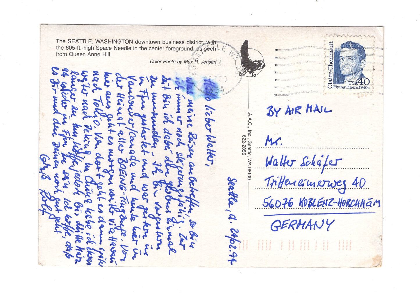 Ansichtskarte Seattle / Washington / USA