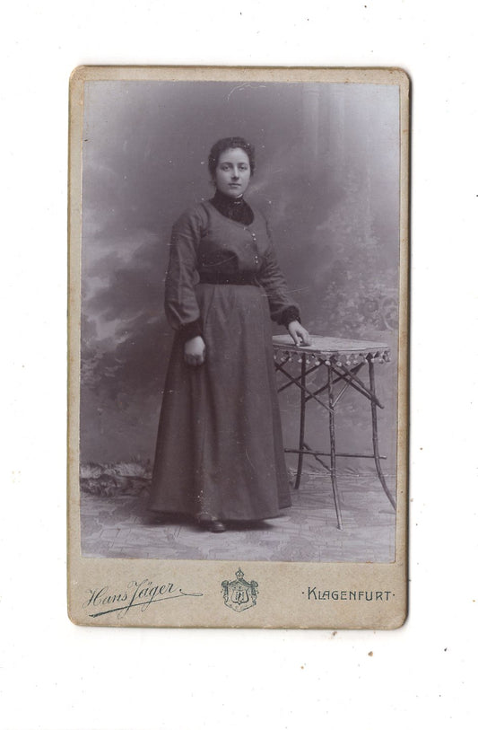 Fotografie Feine Dame - Klagenfurt um 1900