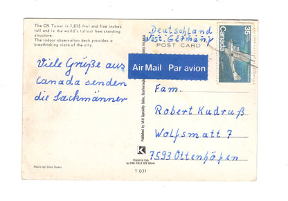 Ansichtskarte CN Tower / Toronto / Kanada