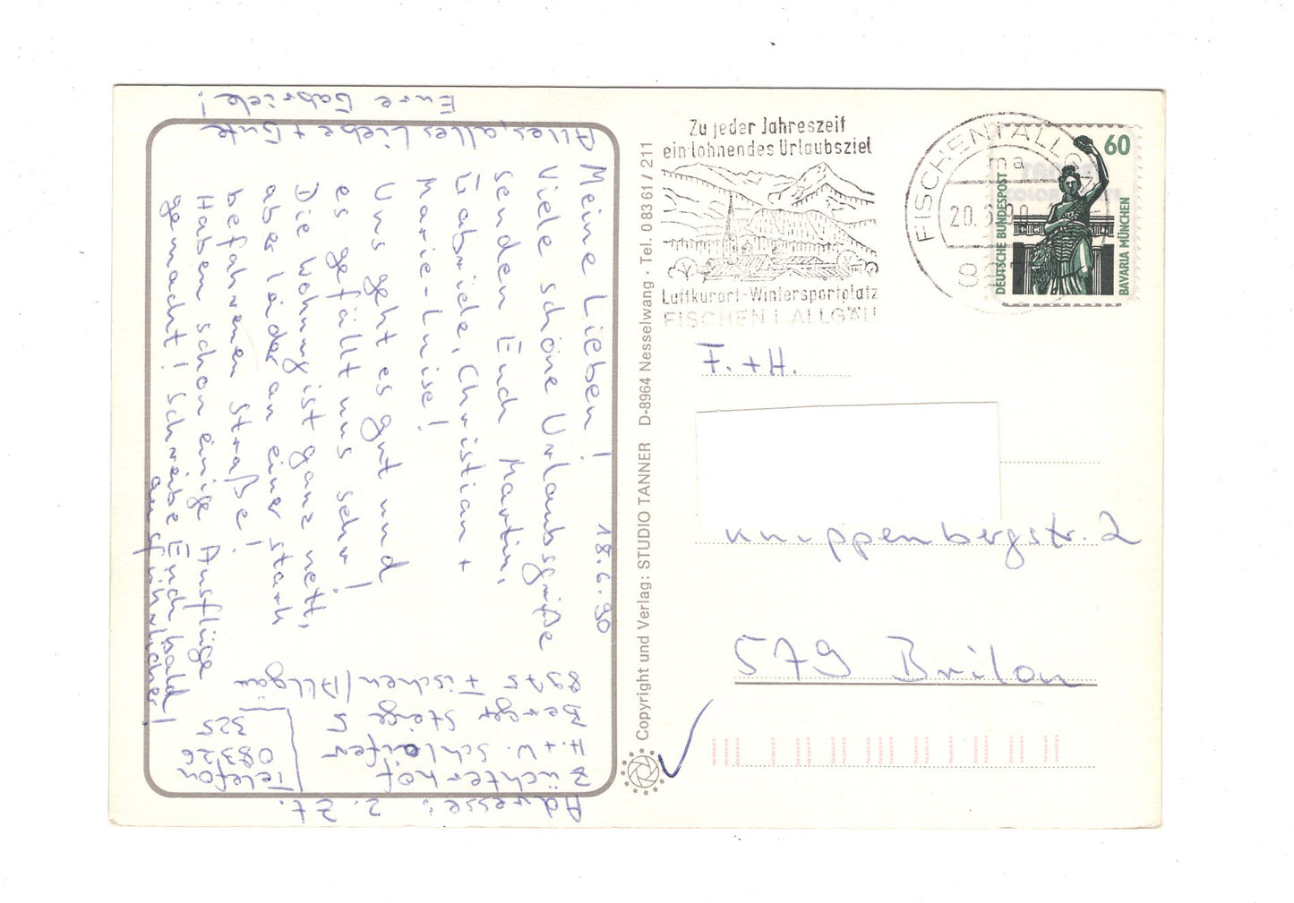 Ansichtskarte Fischen im Allgäu / H1-56