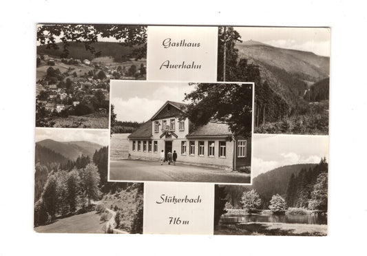 Ansichtskarte Gasthaus Auerhahn / Stützerbach