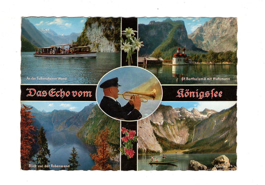 Ansichtskarte Das Echo vom Königssee / G1-60