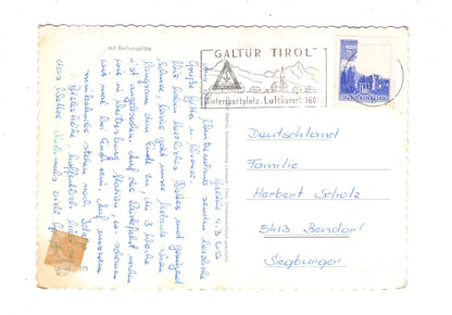 Ansichtskarte Galtür mit Hotel Fluchthorn / Tirol / Österreich / N1-66