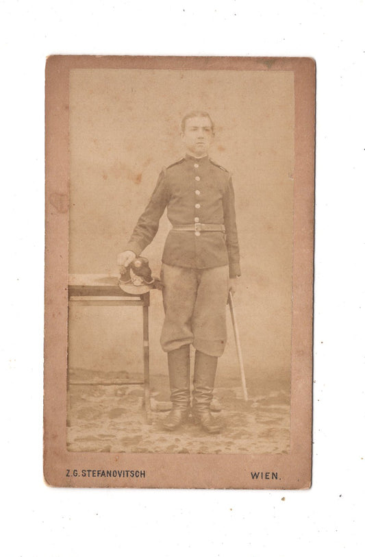 Fotografie K. u. k. Soldat - Wien um 1880