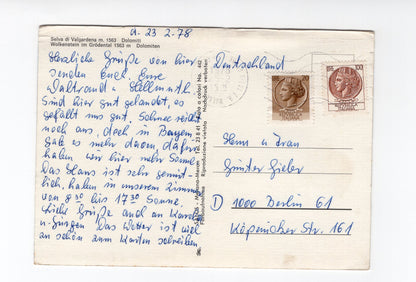 Ansichtskarte Wolkenstein im Grödental / Südtirol / Italien