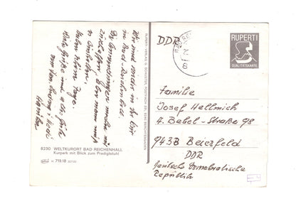 Ansichtskarte Bad Reichenhall / Kurpark