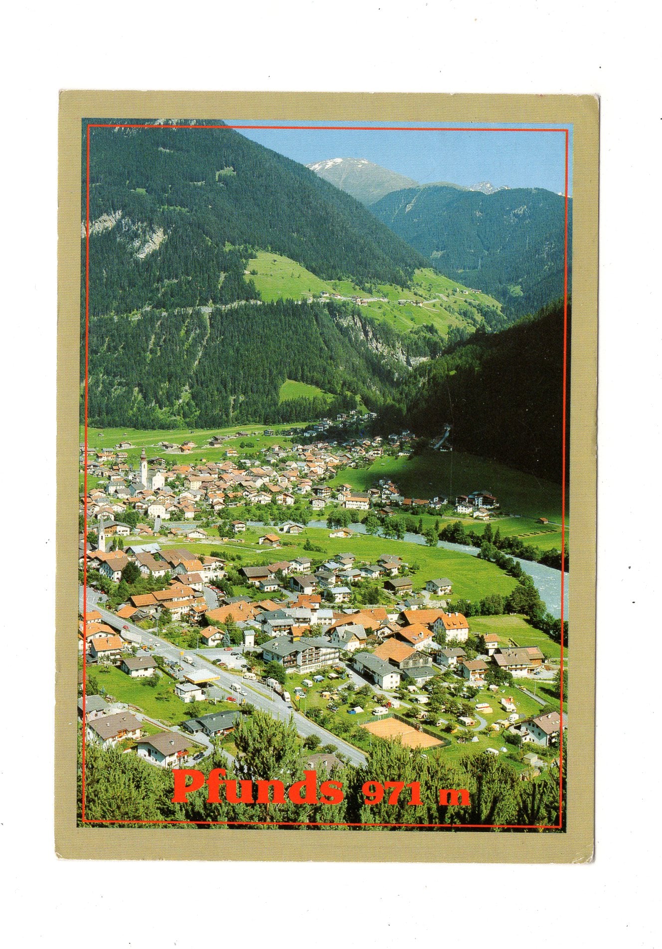 Ansichtskarte Pfunds / Oberinntal / Tirol / Österreich