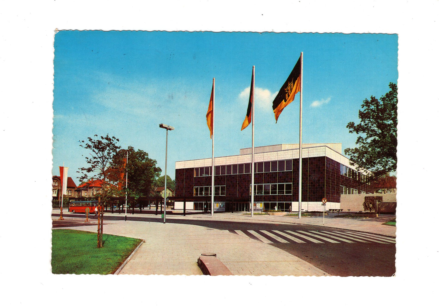 Ansichtskarte Universitätsstadt Göttingen / Stadthalle