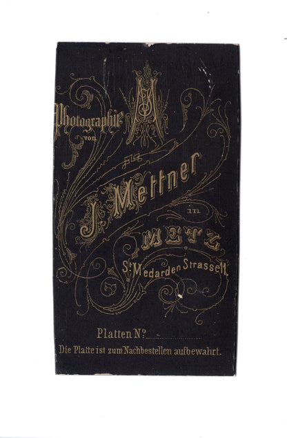 Fotografie Soldaten / Soldatenportrait - Metz 1880er