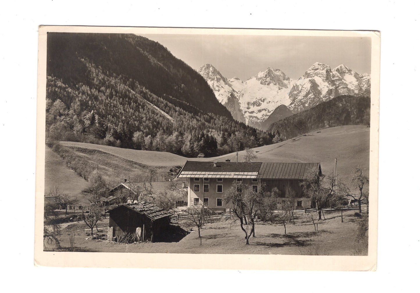 Ansichtskarte Gasthaus Motzenwirt / Melleck bei Bad Reichenhall