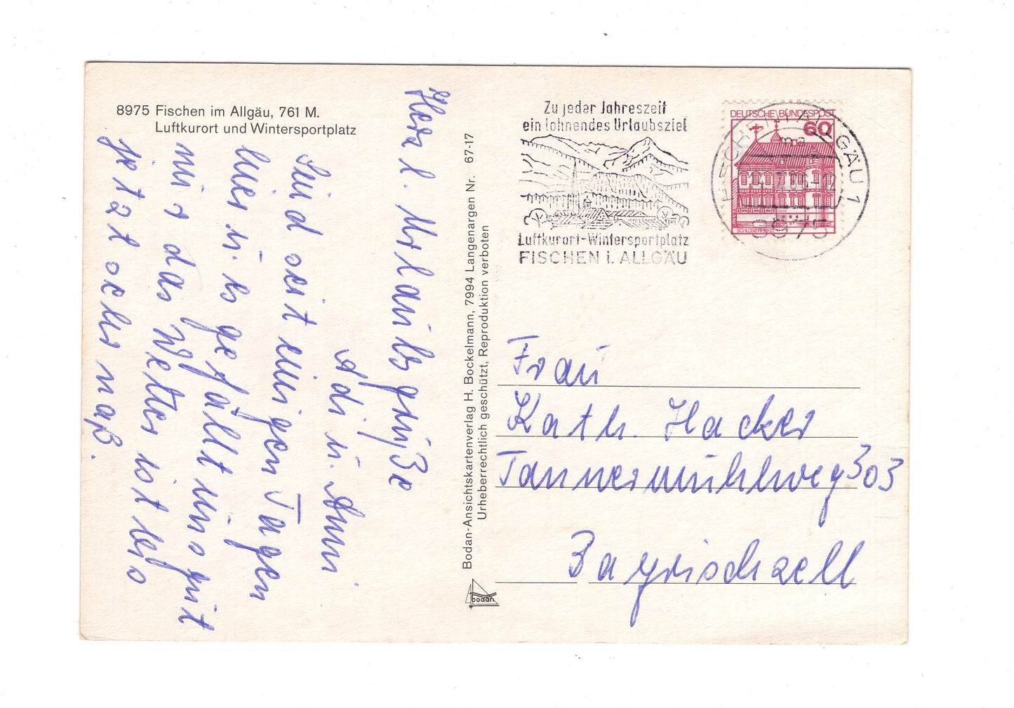 Ansichtskarte Fischen im Hochallgäu / H1-56