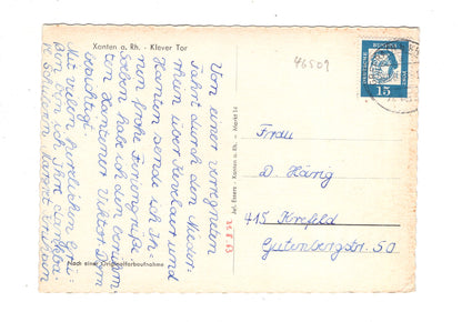 Ansichtskarte Xanten am Rhein / Klever Tor / M1-65