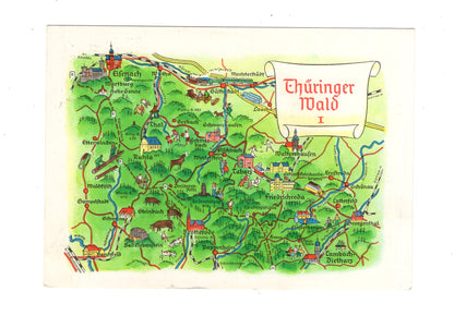 Ansichtskarte Thüringer Wald I