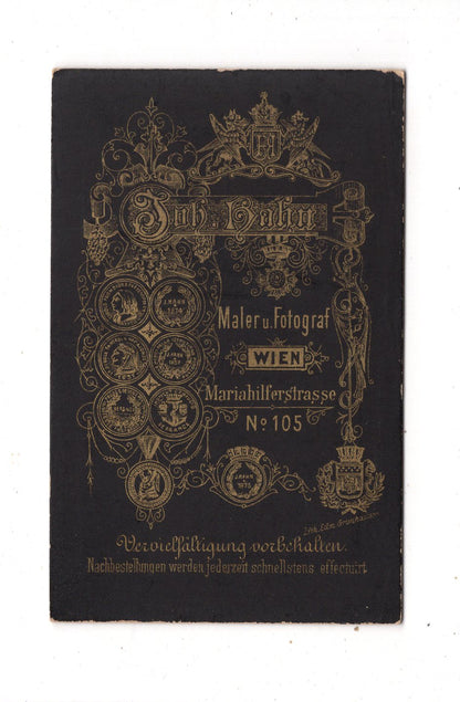 Fotografie Schönes Kinderbild / Baby - Wien 1880er