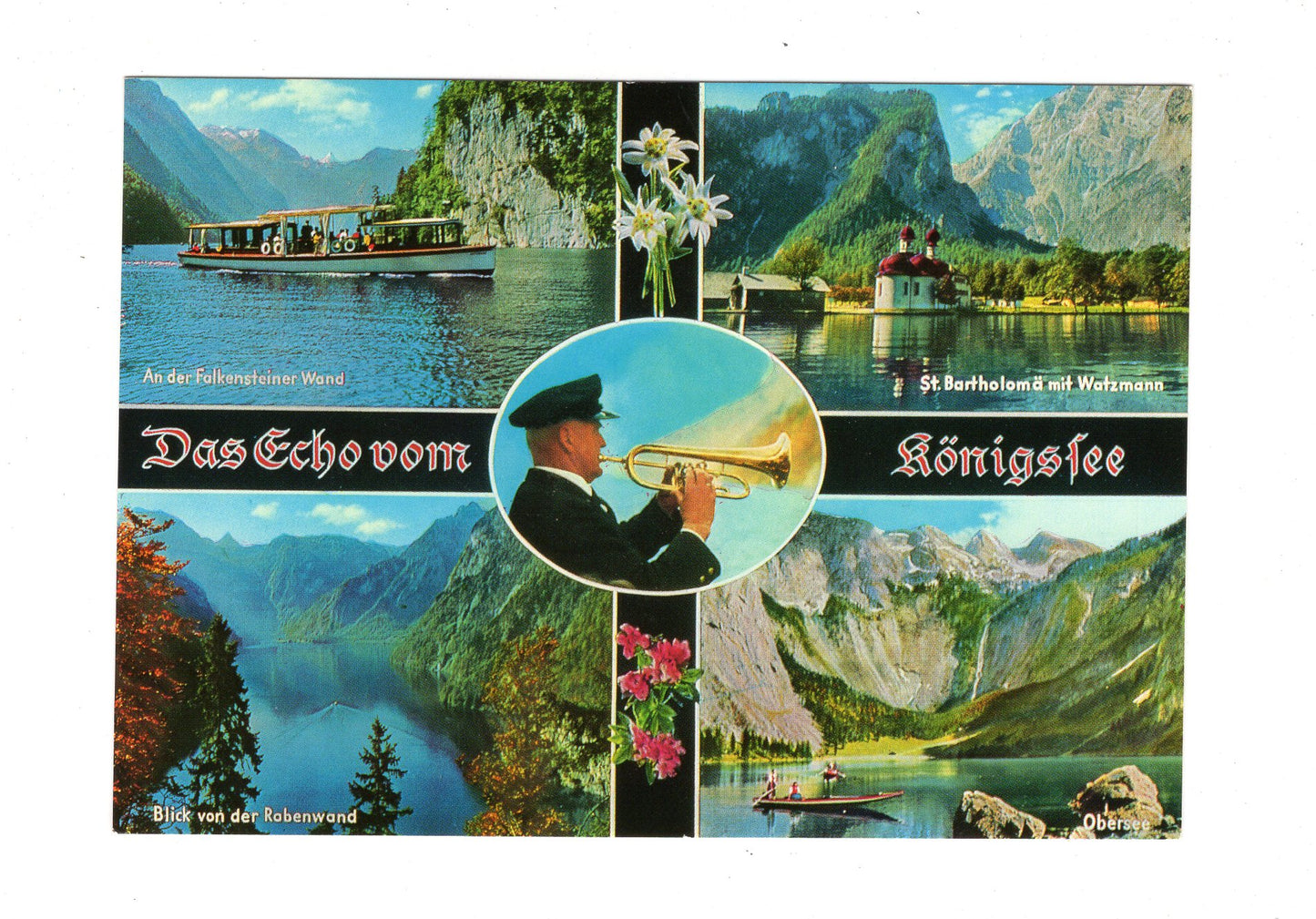 Ansichtskarte Das Echo vom Königssee / G1-60