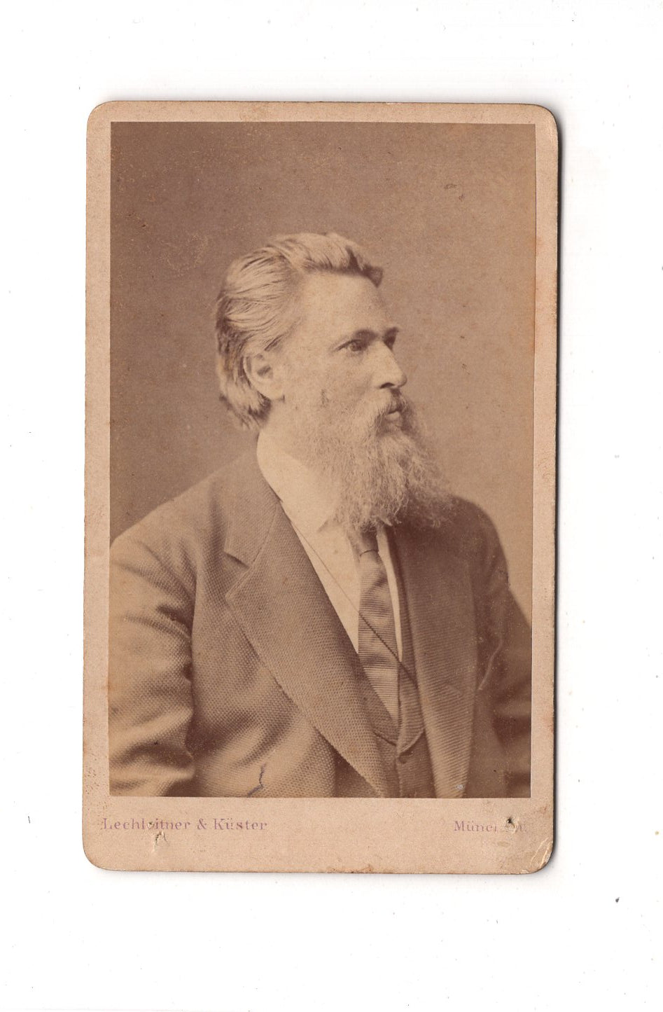 Fotografie Herrenportrait - München um 1880 / CDV C1-23