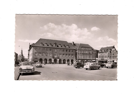 Ansichtskarte Hamm in Westfalen / Marktplatz