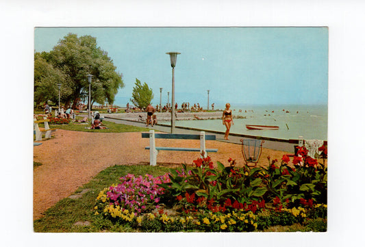 Ansichtskarte Balatongyöröd / Strand / Ungarn