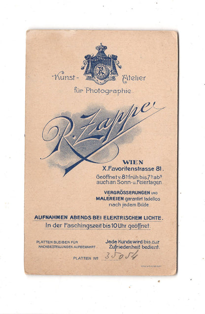 Fotografie Feine Dame - Wien um 1900