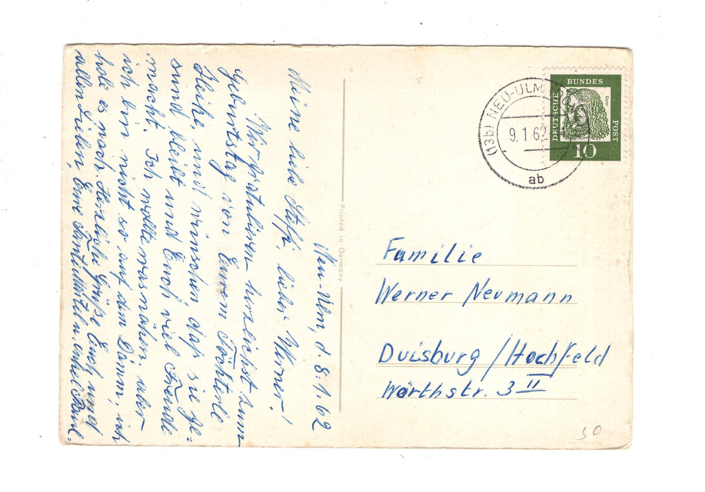 Ansichtskarte Feiertage / Frohe Weihnachten / K1-62