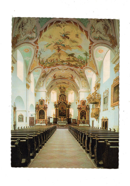 Ansichtskarte Reichersberg / Inn / Augustiner Chorherrenstift / Österreich