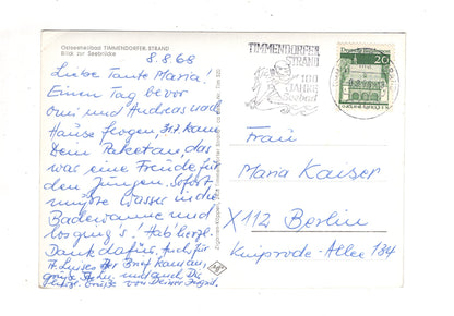 Ansichtskarte Ostseeheilbad Timmendorfer Strand / Blick zur Seebrücke / J1-67