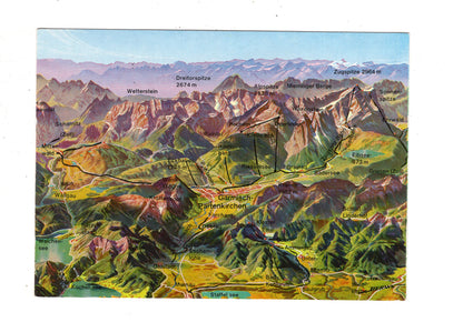 Ansichtskarte Garmisch-Partenkirchen und Umgebung / I1-69